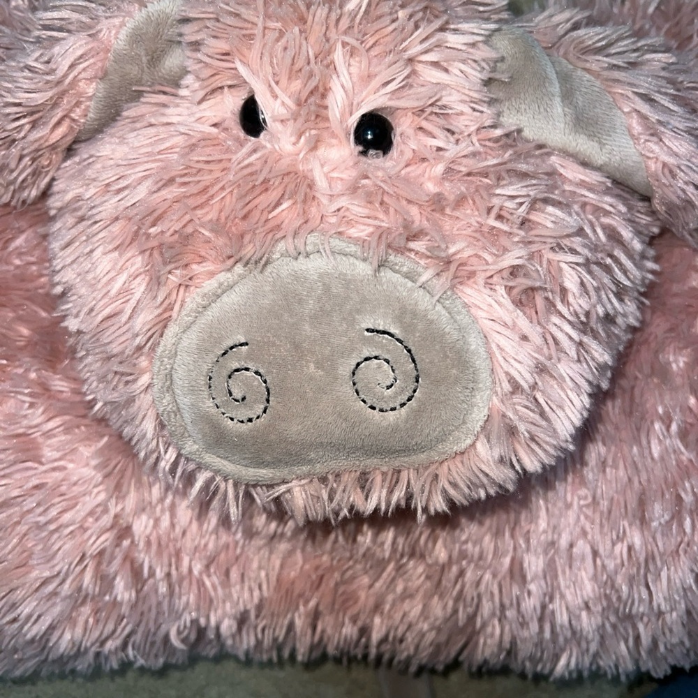 Jellycat truffles pig Pink Furry Plush pillow - Picture 5 of 5